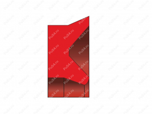 Манжет поршня (вариант 1) Уплотнения.ТАУ.01.002, Código de product 33-78-325, Poliuretano, PU54/M92/красный, Imagen №1